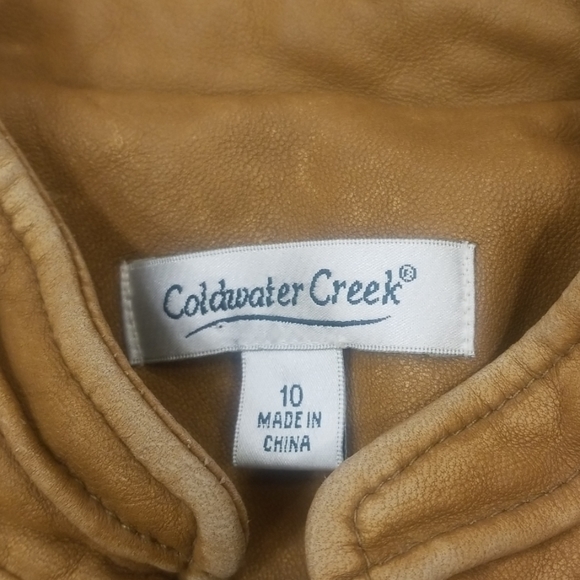 Women's Coldwater creek : Leather jacket - Picture 2 of 6